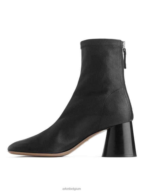 ARKET schoenen 0DXJP699 zwart Soklaarzen van stretchleer vrouwen