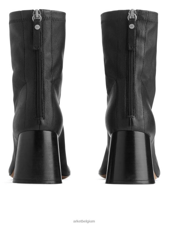 ARKET schoenen 0DXJP699 zwart Soklaarzen van stretchleer vrouwen