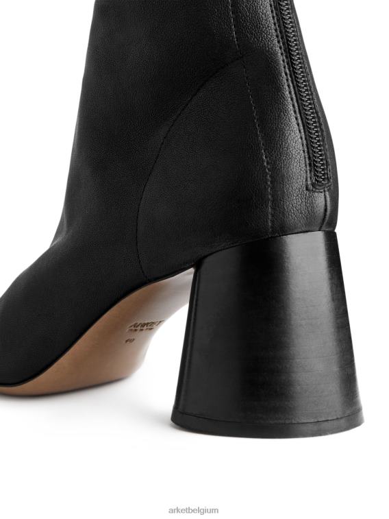 ARKET schoenen 0DXJP699 zwart Soklaarzen van stretchleer vrouwen