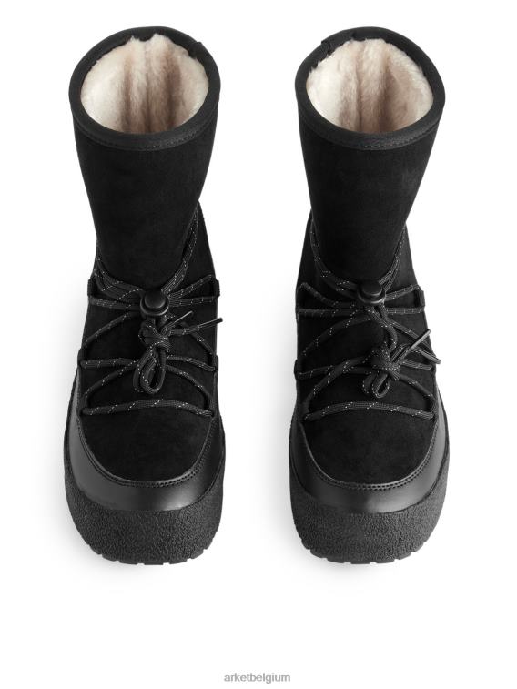 ARKET schoenen 0DXJP730 zwart tretorn aspa hybride laarzen vrouwen