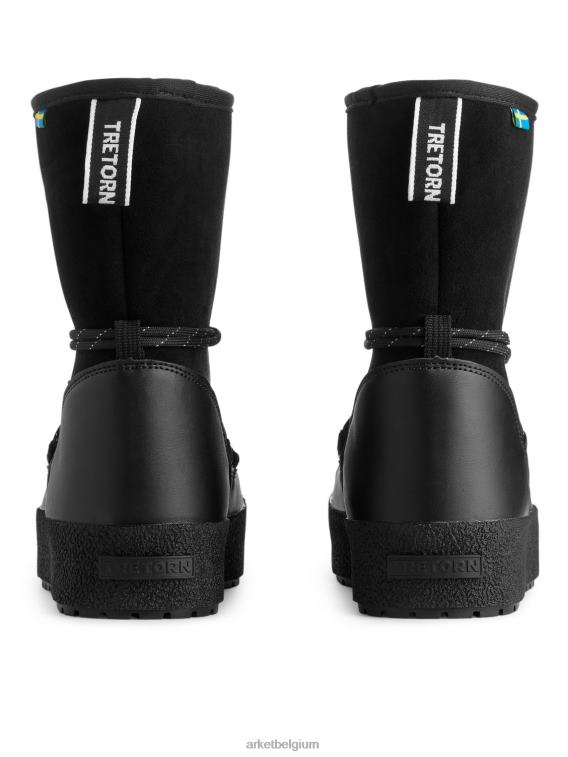 ARKET schoenen 0DXJP730 zwart tretorn aspa hybride laarzen vrouwen
