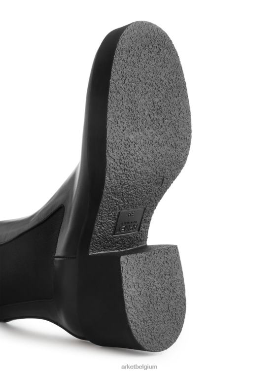 ARKET schoenen 0DXJP737 zwart Chelseaboots met hak vrouwen
