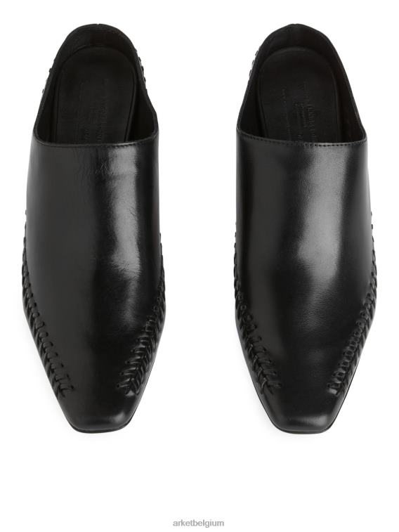 ARKET schoenen 0DXJP687 zwart Muiltjes met kittenhak vrouwen