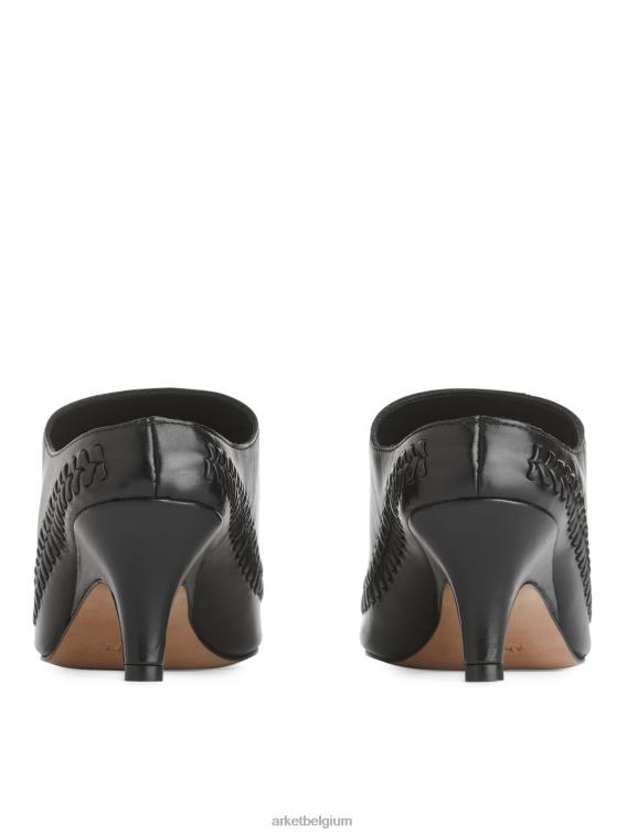 ARKET schoenen 0DXJP687 zwart Muiltjes met kittenhak vrouwen