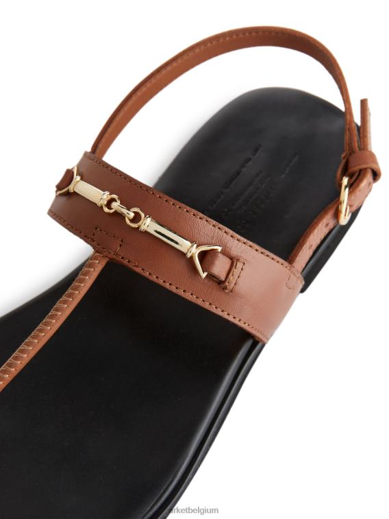 ARKET schoenen 0DXJP706 bruin Leren leren sandalen vrouwen
