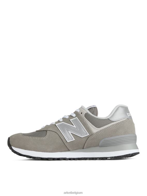 ARKET schoenen 0DXJP652 groen bladgrijs new balance 574 sportschoenen vrouwen