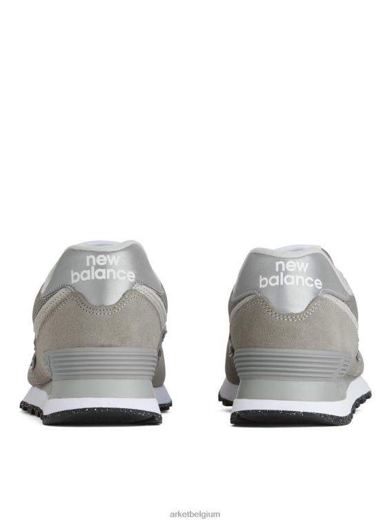 ARKET schoenen 0DXJP652 groen bladgrijs new balance 574 sportschoenen vrouwen